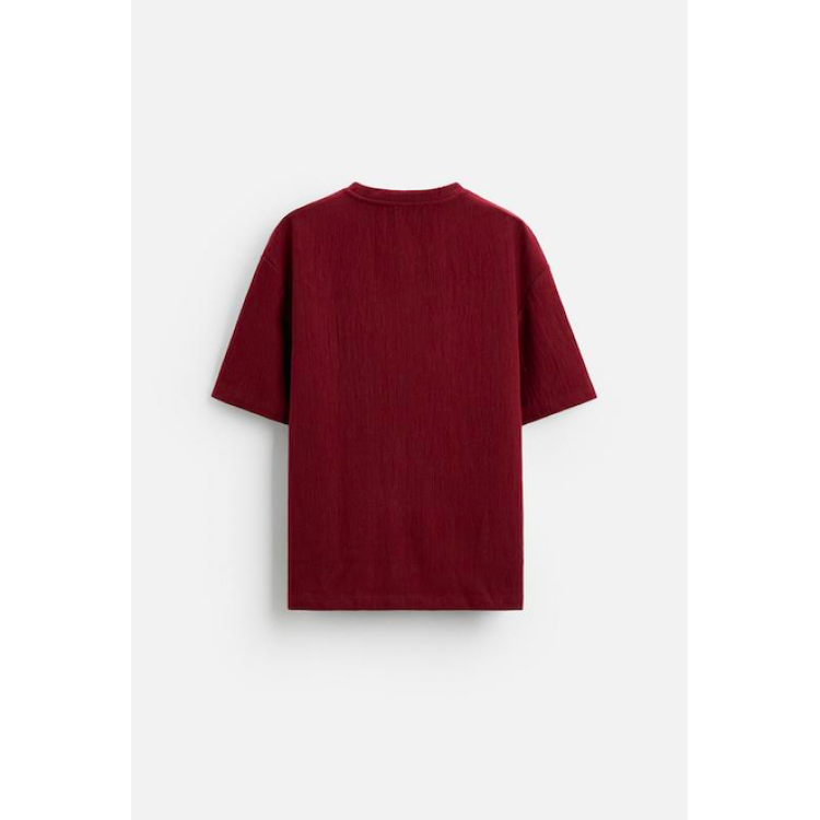 MAN OVERSIZE T-SHIRT BURGUNDY