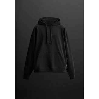 MAN HOODIE BASIC BLACK