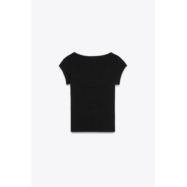 WOMAN T-SHIRT BASIC BLACK