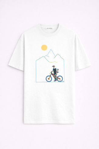 BİSİKLET OVERSIZE T-SHIRT