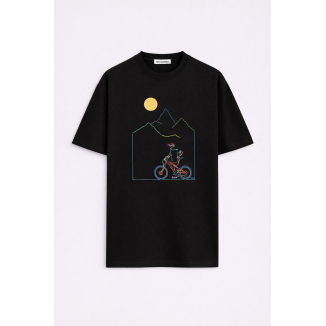 BİSİKLET OVERSIZE T-SHIRT