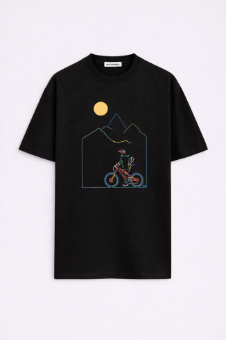 BİSİKLET OVERSIZE T-SHIRT