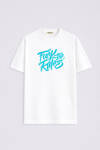 FUCK THE RULES OVERSIZE T-SHIRT