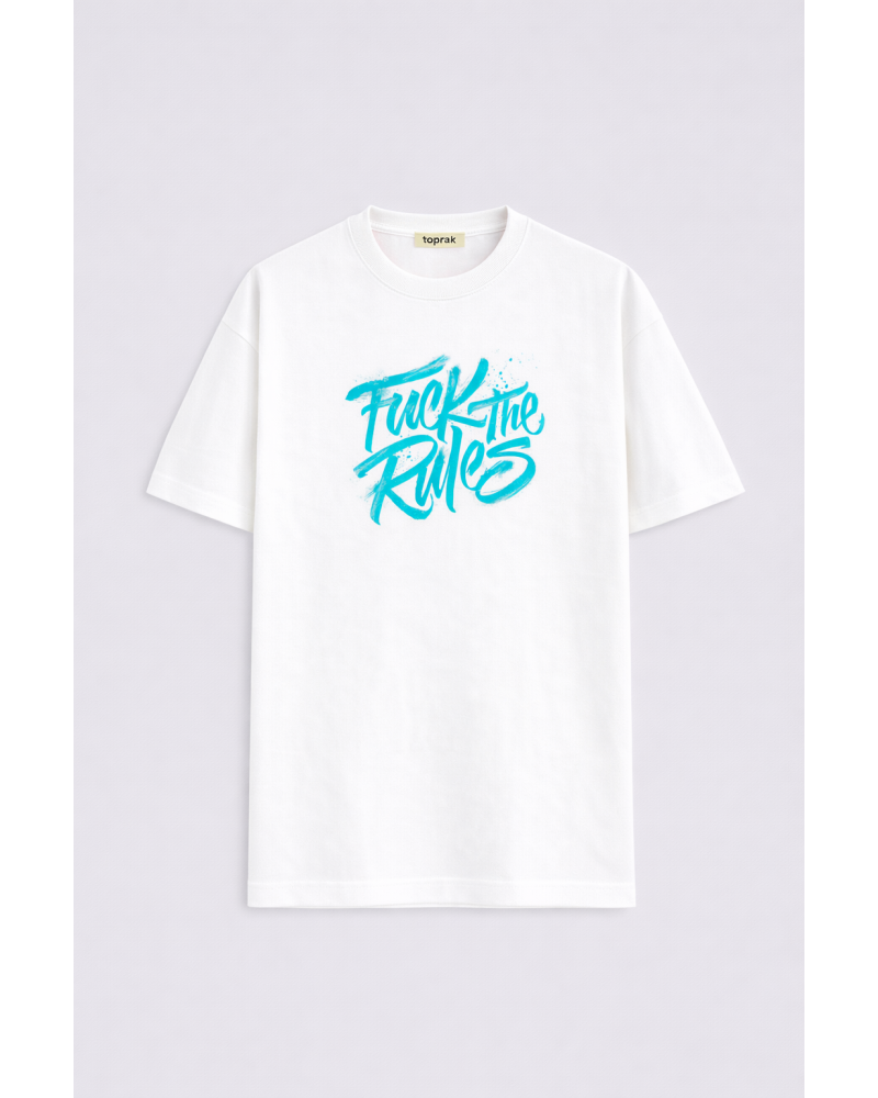 FUCK THE RULES OVERSIZE T-SHIRT