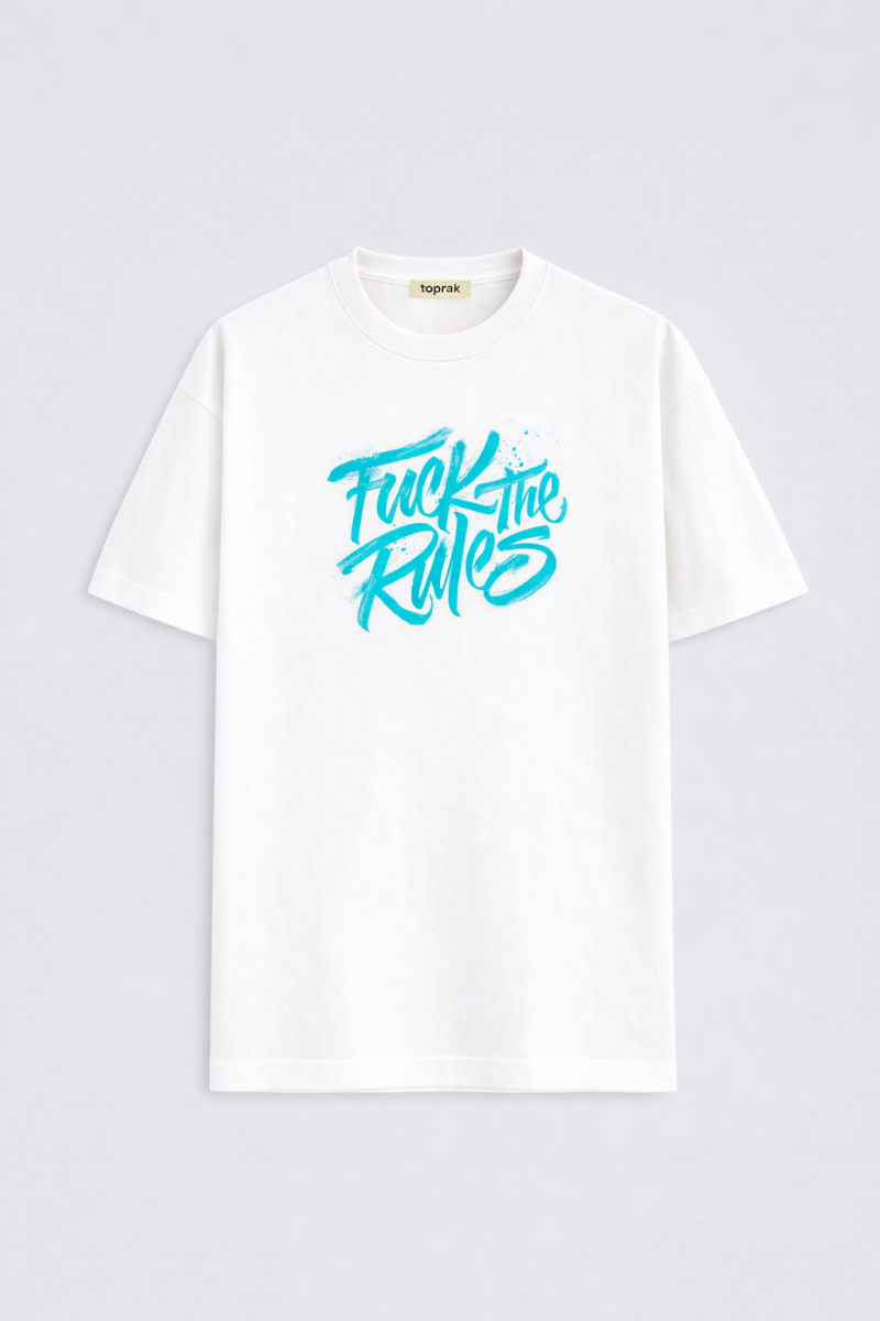 FUCK THE RULES OVERSIZE T-SHIRT