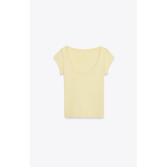 WOMAN T-SHIRT BASIC BEIGE