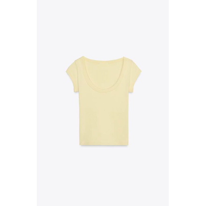 WOMAN T-SHIRT BASIC BEIGE