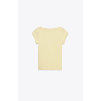 WOMAN T-SHIRT BASIC BEIGE