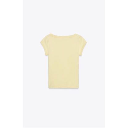 WOMAN T-SHIRT BASIC BEIGE