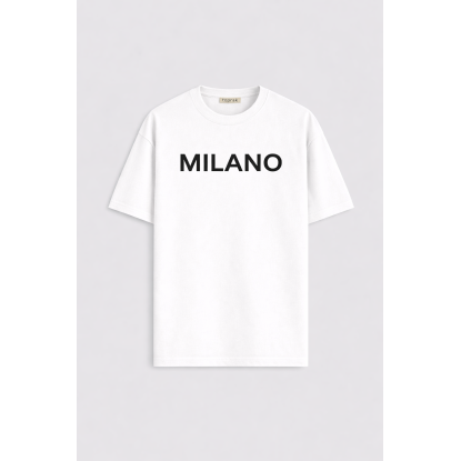 MILANO BEYAZ ERKEK T-SHIRT - 6'LI SERİ