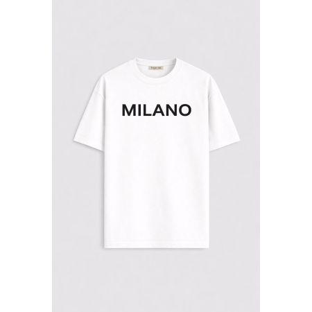 MILANO BEYAZ ERKEK T-SHIRT - 6'LI SERİ