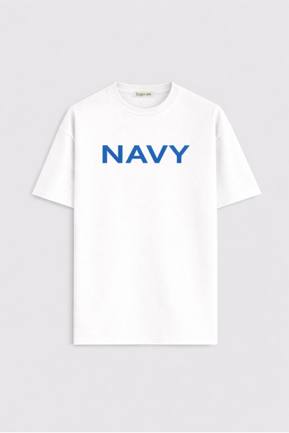 NAVY OVERSIZE T-SHIRT