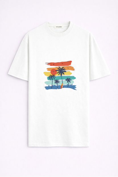 PALMİYE OVERSIZE T-SHIRT