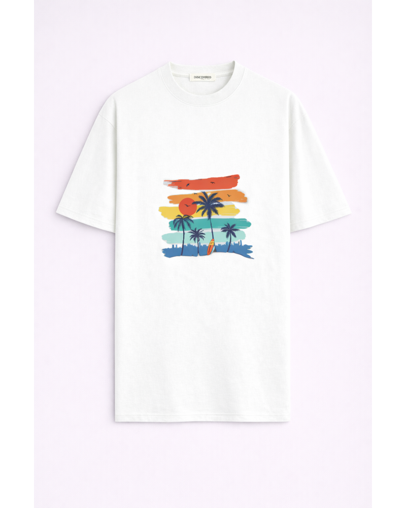 PALMİYE OVERSIZE T-SHIRT