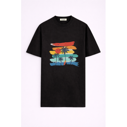 PALMİYE OVERSIZE T-SHIRT