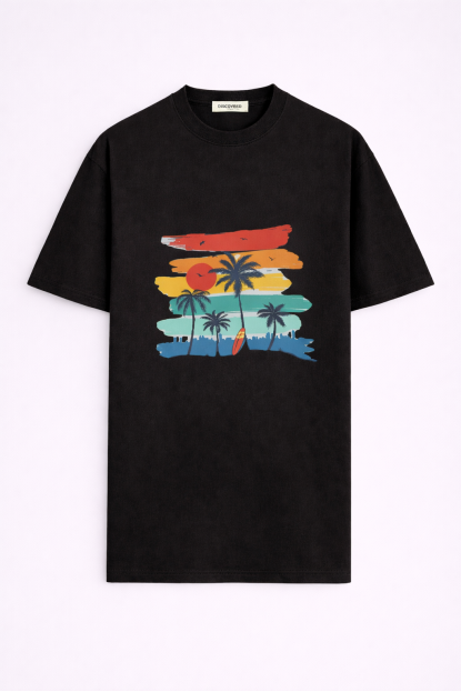 PALMİYE OVERSIZE T-SHIRT