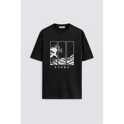 WAVE OVERSIZE T-SHIRT